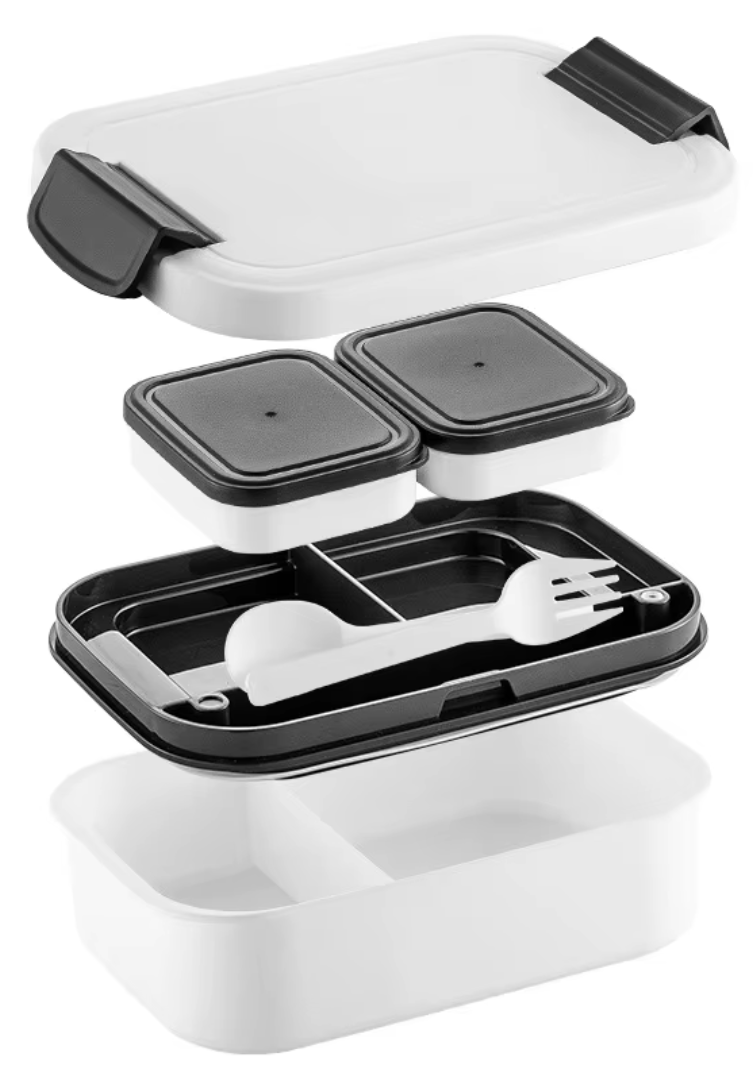 1900ml Double-Layer Lunchbox (Green)